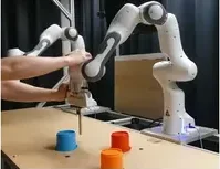 Robot arm learning a manipulation skill from human demonstration